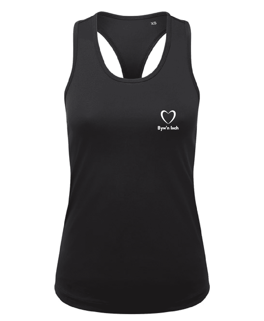 byw'n iach Womens TriDri® recycled performance slim racerback vest