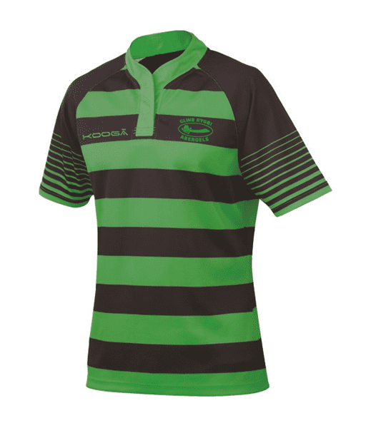 Kooga Junior touchline hooped match shirt