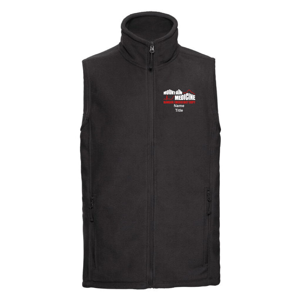 Mens fleece Gilet