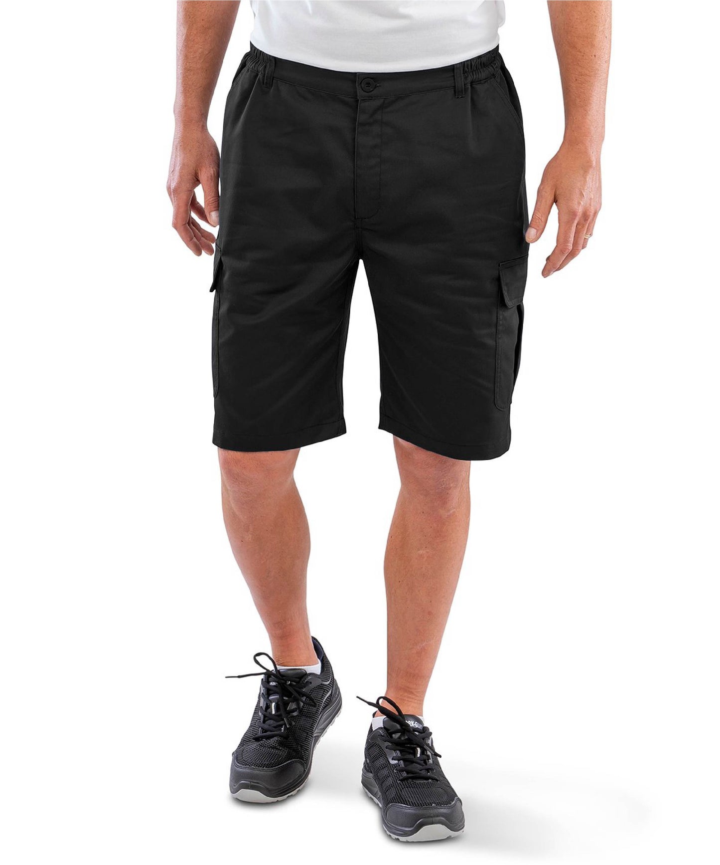 Recycled work-guard utility shorts