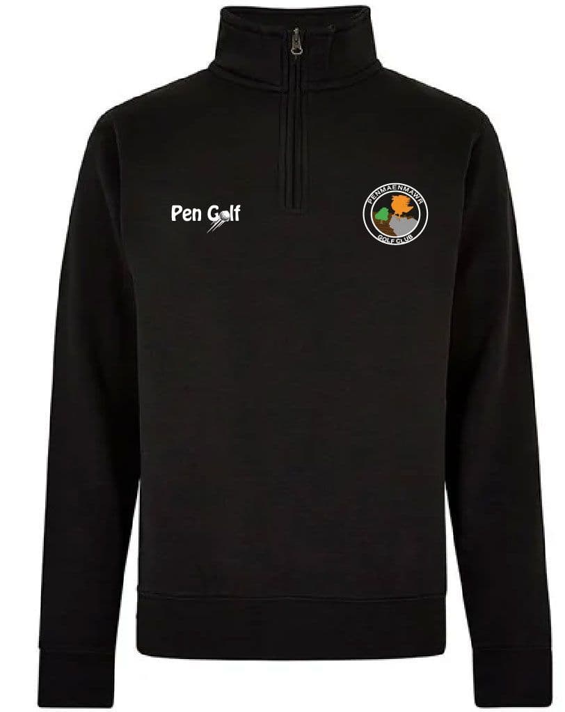 Regular fit ¼-zip sweatshirt