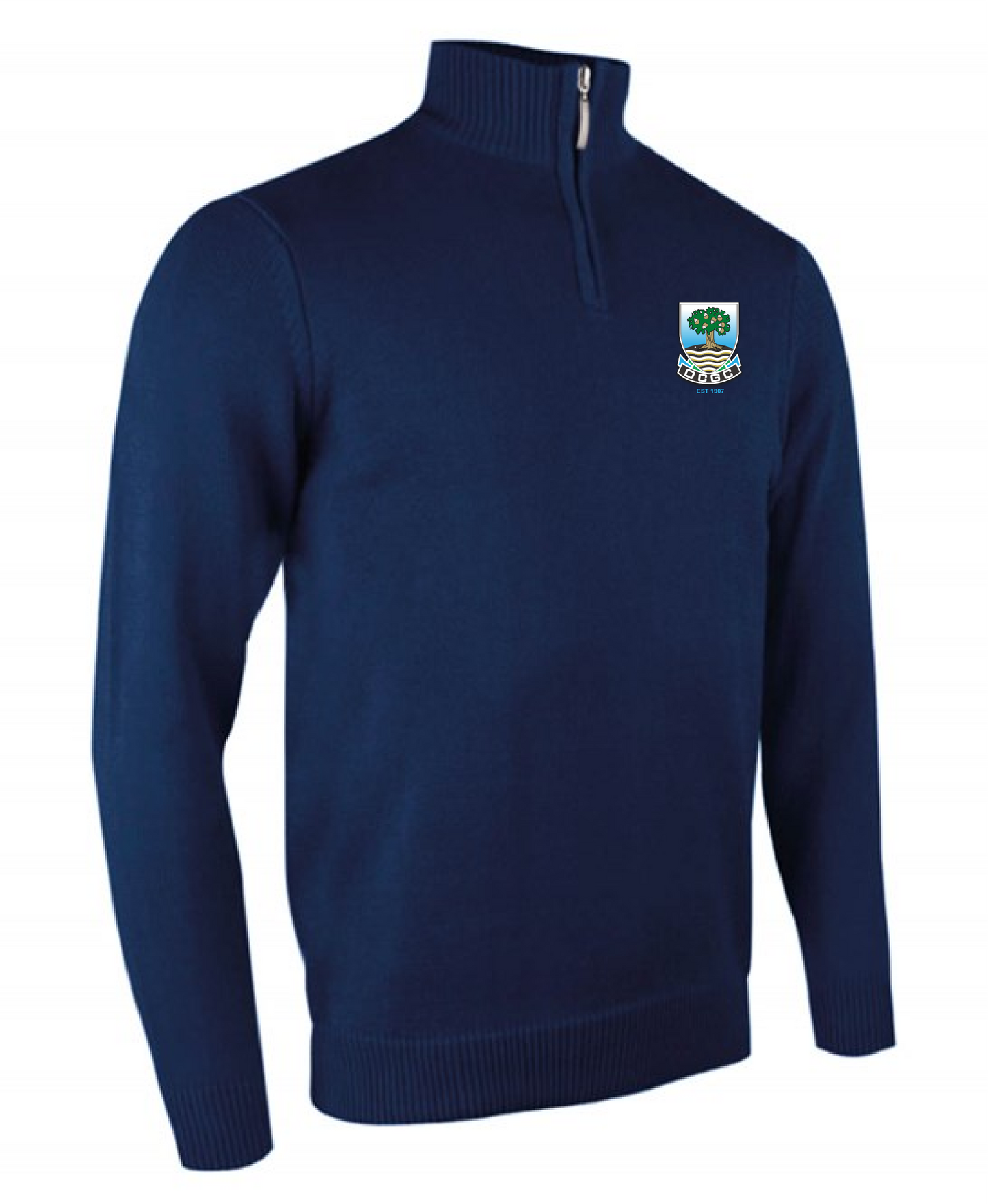Glenmuir g.Devon zip-neck cotton sweater