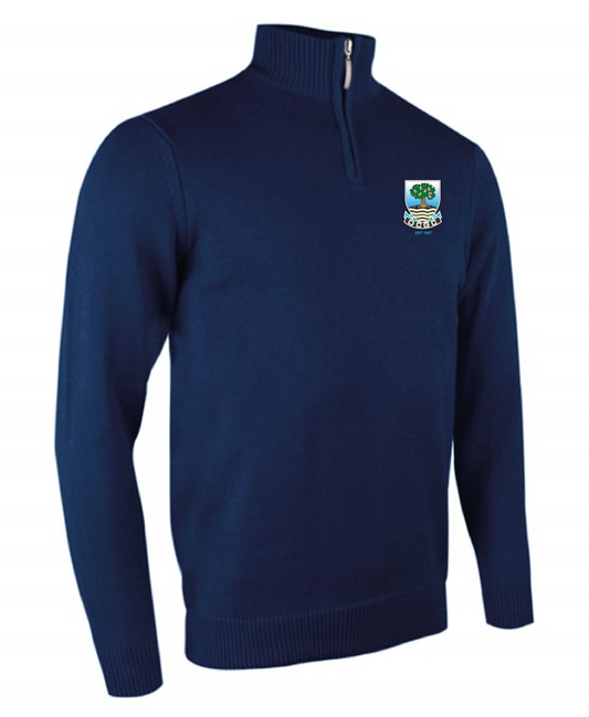 Glenmuir g.Devon zip-neck cotton sweater