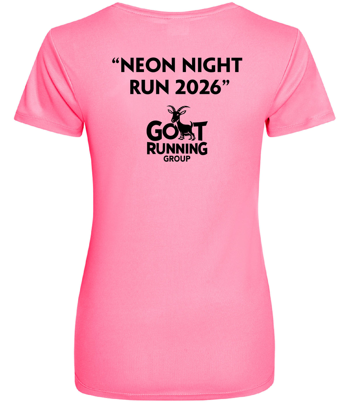Ladies Neon Run '26' Cool Tee