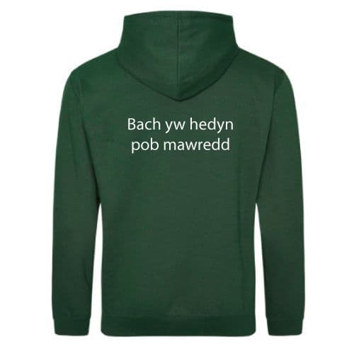 Hwdi Ysgol y Gymraeg, Prifysgol Bangor (gyda sip)
