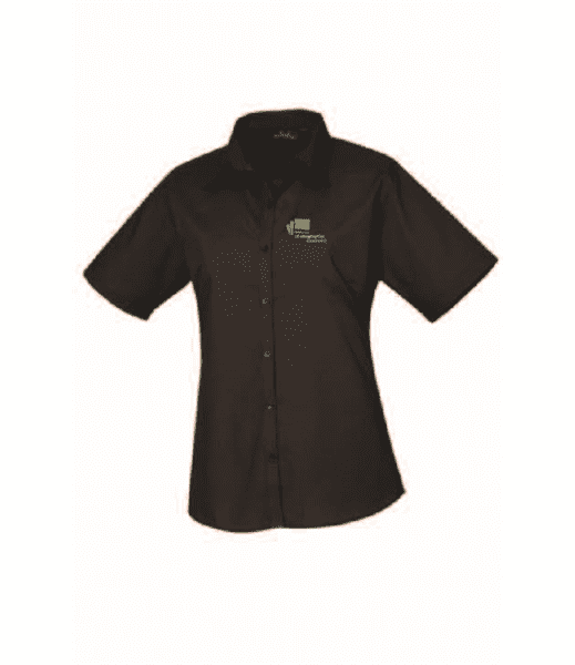 Ladies BLACK Short Sleeve Shirt