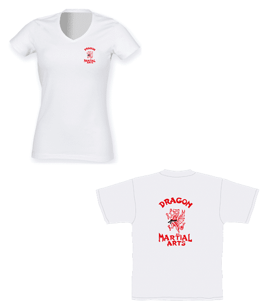 Ladies V-Neck T-shirt Design 1