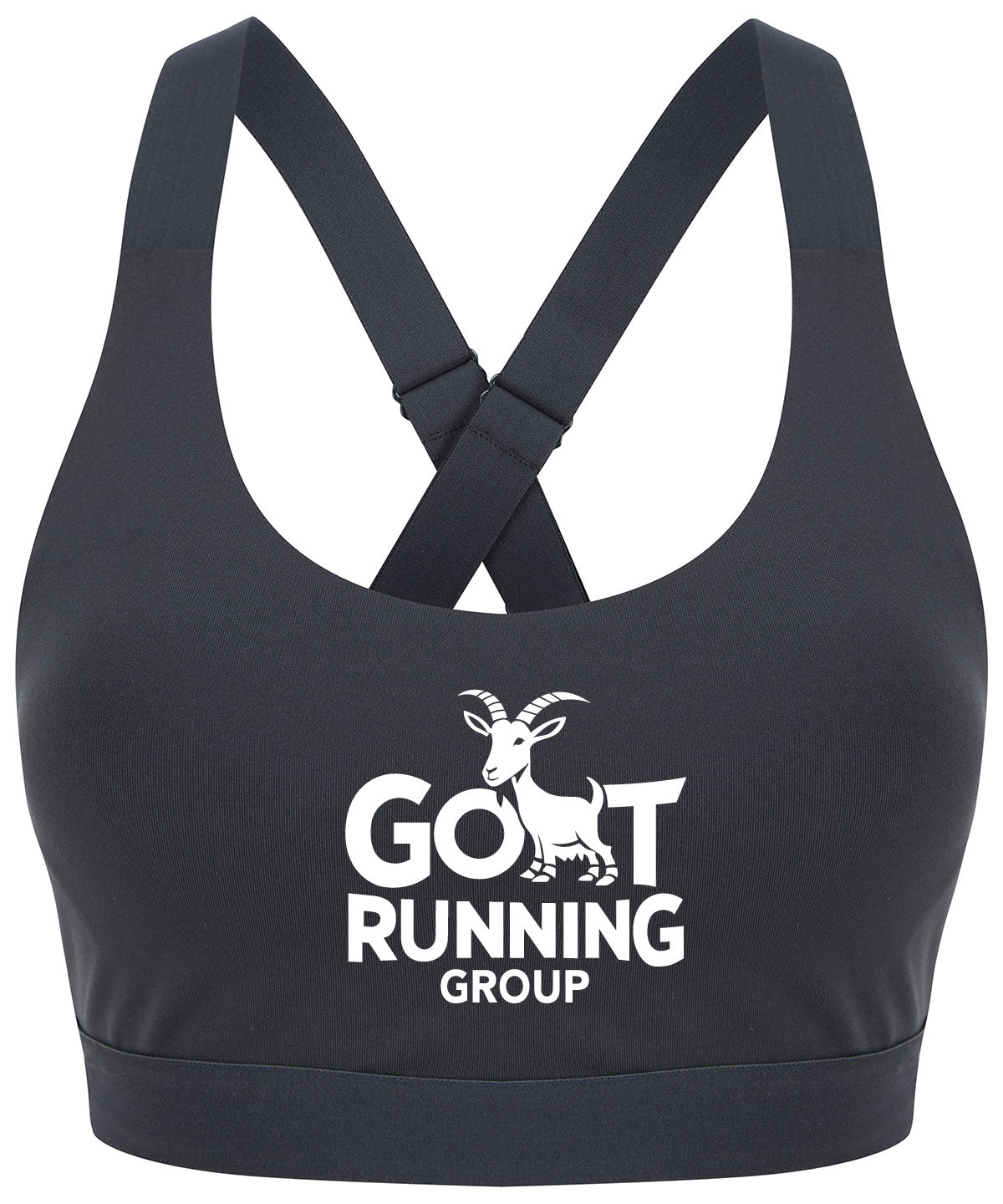 Medium impact core bra
