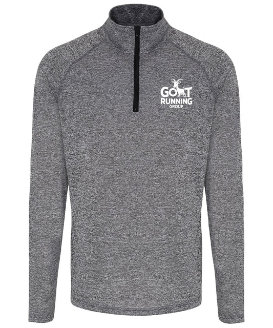 Men's TriDri® long sleeve performance ¼ zip top